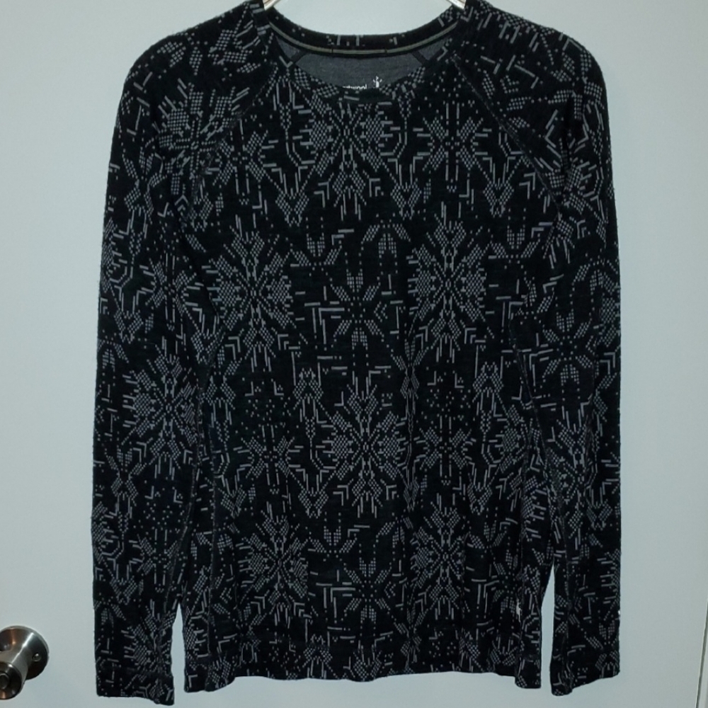 Smartwool Merino 250 Baselayer Pattern Crew Women's Size XL - Picture 10 of 10